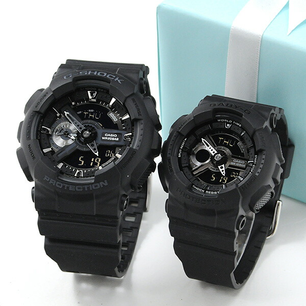 恋人達のGショック ペアウォッチgショック G-SHOCK BABY-G ペア腕時計 カシオ 2本セット ベビーg 【通販激安】 お揃い アナデジ BA-110XBC-1AJF ギフト クリスマスプレゼント 人気 話題の人気 GA-110-1BJF ラッピング無料