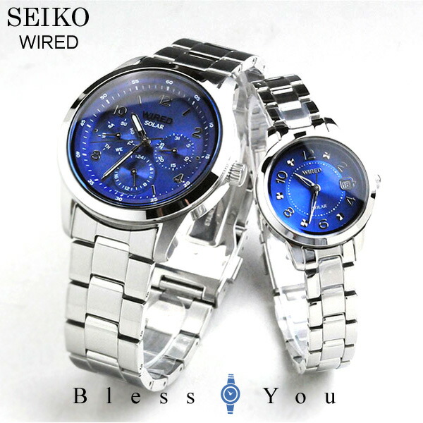 ポイント10倍 □セイコー ワイアード ペアウォッチ ソーラー[blue] SEIKO WIRED&WIREDf AGAD081-AGED081  42,0 [][腕時計 ペア カップル ブランド ウォッチ]【1ページ】｜Ｇランキング