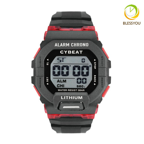 楽天市場】メンズ 腕時計 デジタル 手軽 安い 樹脂バンド 5気圧防水