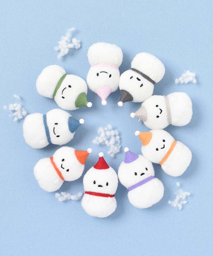 楽天市場】セール キーホルダー ぬいぐるみ スノーマン 雪だるま
