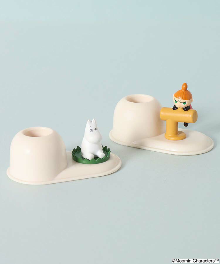 セール ムーミン ミイ キャラクター グッズ 歯ブラシスタンド 歯ブラシ立て 置き型 収納 洗面 グッズ おしゃれ かわいい 歯磨き ギフト プレゼント ムーミン歯ブラシスタンド ブルーブルーエ bleubleuet画像