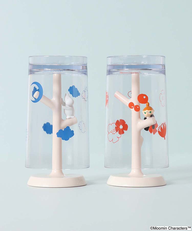セール ムーミン ミイ キャラクター グッズ 歯磨きコップ うがいコップ 水切り ホルダー おしゃれ かわいい タンブラー コップ ギフト ムーミンうがいコップ&スタンド ブルーブルーエ bleubleuet画像
