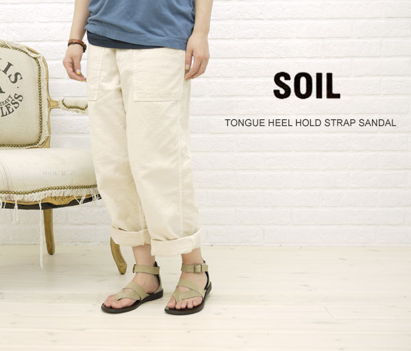 【ポイント20倍】【ソイル SOIL】TONGUE HEEL HOLD STRAP SANDAL・ENSL1102-0341101【レディース】【RCP】【シューズ】【A-3】 【ポイント20倍】【ソイル SOIL】TONGUE HEEL HOLD STRAP SANDAL・ENSL1102-0341101【レディース】【RCP】【シューズ】【A-3】