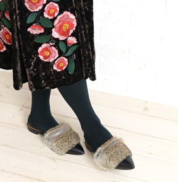 楽天市場】【50%OFF】アジョリー a jolie ポインテッドトゥ ファー