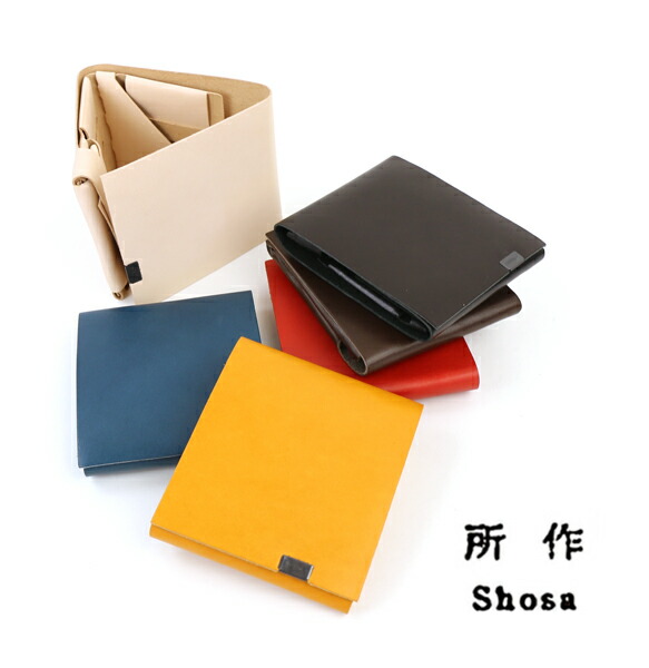 【20%OFF】しょさ 所作/Shosa Basic レザー 三つ折り 財布 ショートウォレット・SHO-SH2A-4182202(メンズ)(レディース)(1F)｜etre！par bleu comme bleu