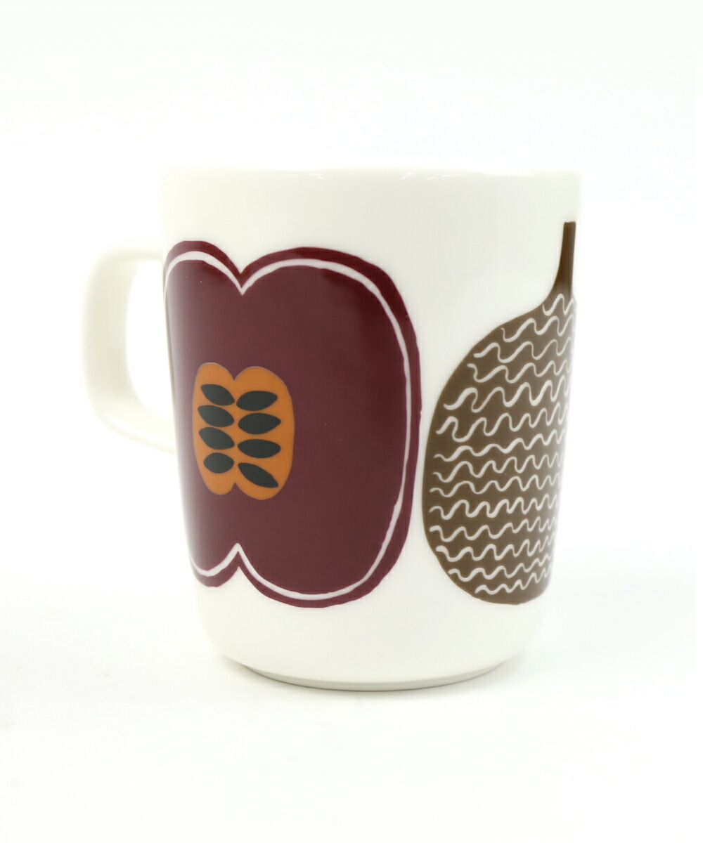 楽天市場 マリメッコ Marimekko コンポッティ柄 マグカップ コップ Kompotti Mug 2 5dl レディース 1f W Etre Par Bleu Comme Bleu
