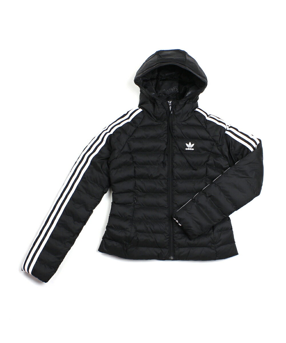 楽天市場 40 Off アディダス Adidas オリジナルス パディング中綿 フード付き パデッドジャケット スリムジャケット Oriw Slim Jacket Fzh17 レディース Last 1 Etre Par Bleu Comme Bleu