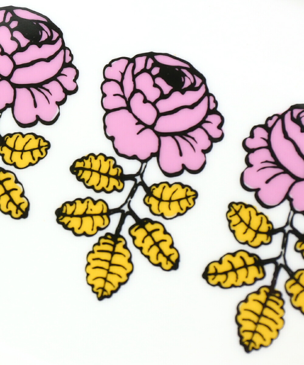楽天市場 マリメッコ Marimekko ヴィヒキルース柄 プレート スクエアプレート 皿 角皿 Vihkiruusu Plate 15 12cm レディース 1f W クーポン対象外 Etre Par Bleu Comme Bleu