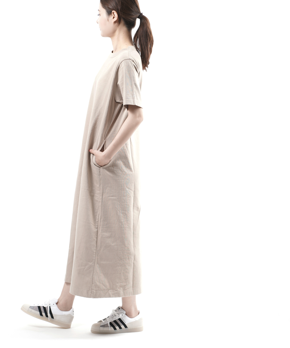 Heavy スノーピーク ヘビーコットンドレス 国内正規品 Cotton 送料無料 カットソーワンピース Peak コットン 半袖 Snow Cotton Dress 21年春夏新作 スノーピーク Peak コットン 半袖 カットソーワンピース Heavy Cotton Dress ヘビーコットン