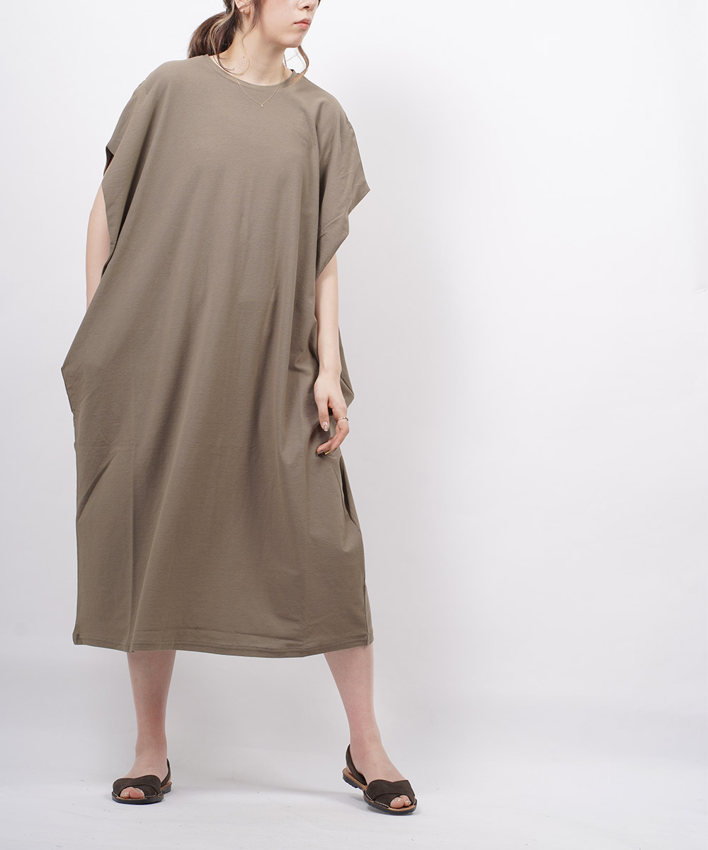 楽天市場 ミズイロインド Mizuiro Ind クルーネック ロングノースリーブワンピース 1 2596 レディース Etre Par Bleu Comme Bleu