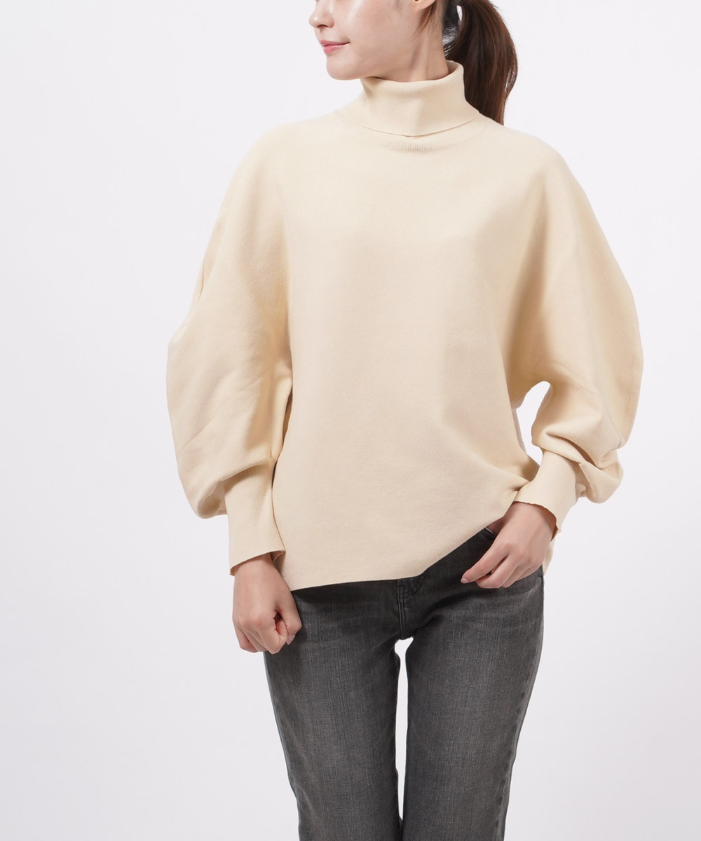 リムアーク High neck knit jumper 直売安い laverite.mg