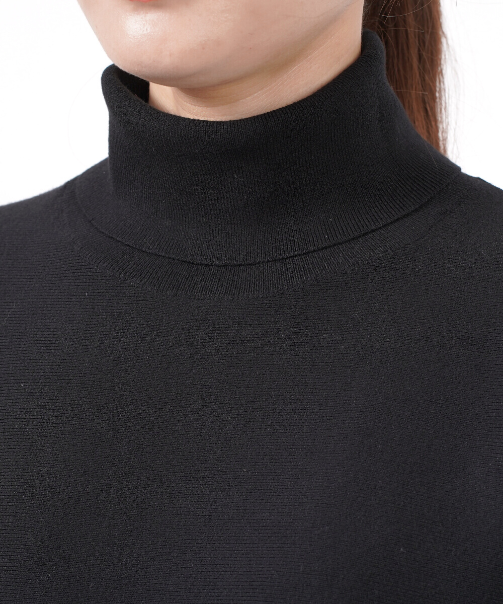 アイボリー×レッド リムアーク High neck knit jumper | www.tegdarco.com