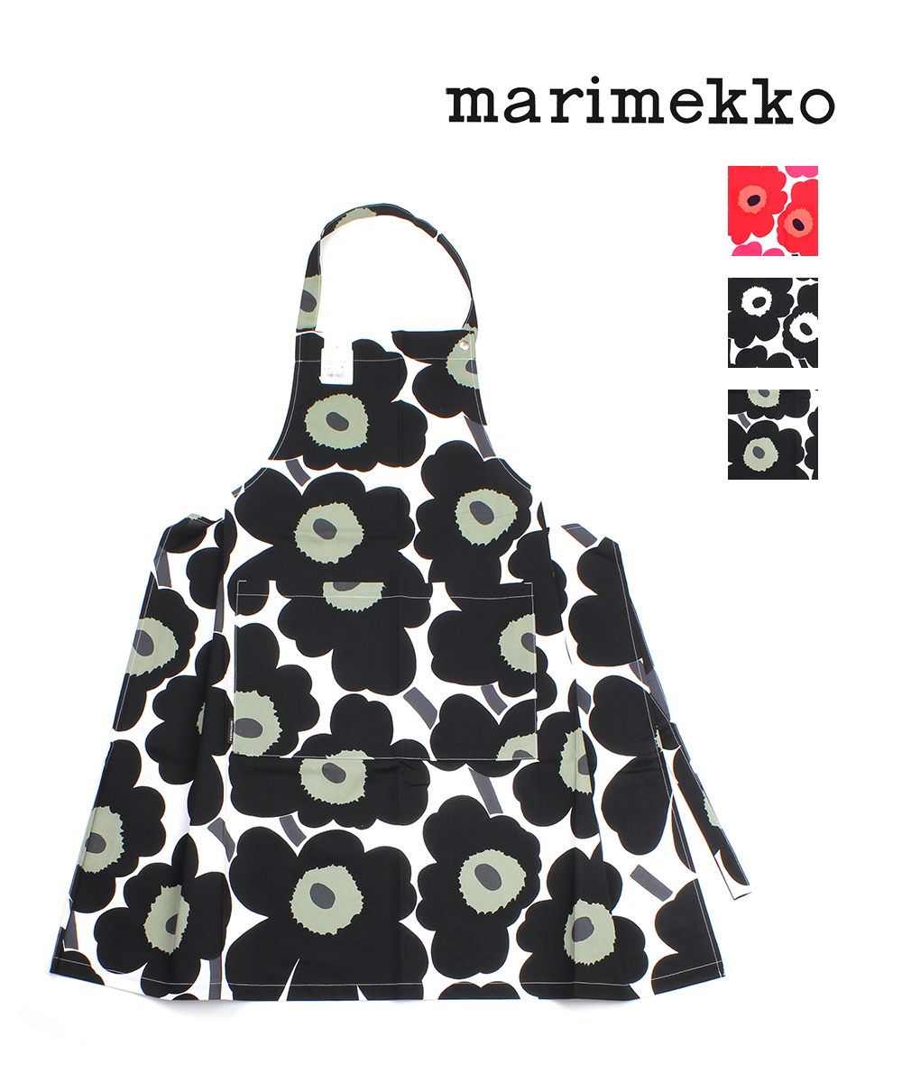 楽天市場】マリメッコ marimekko コットン ウニッコ柄 エプロン P