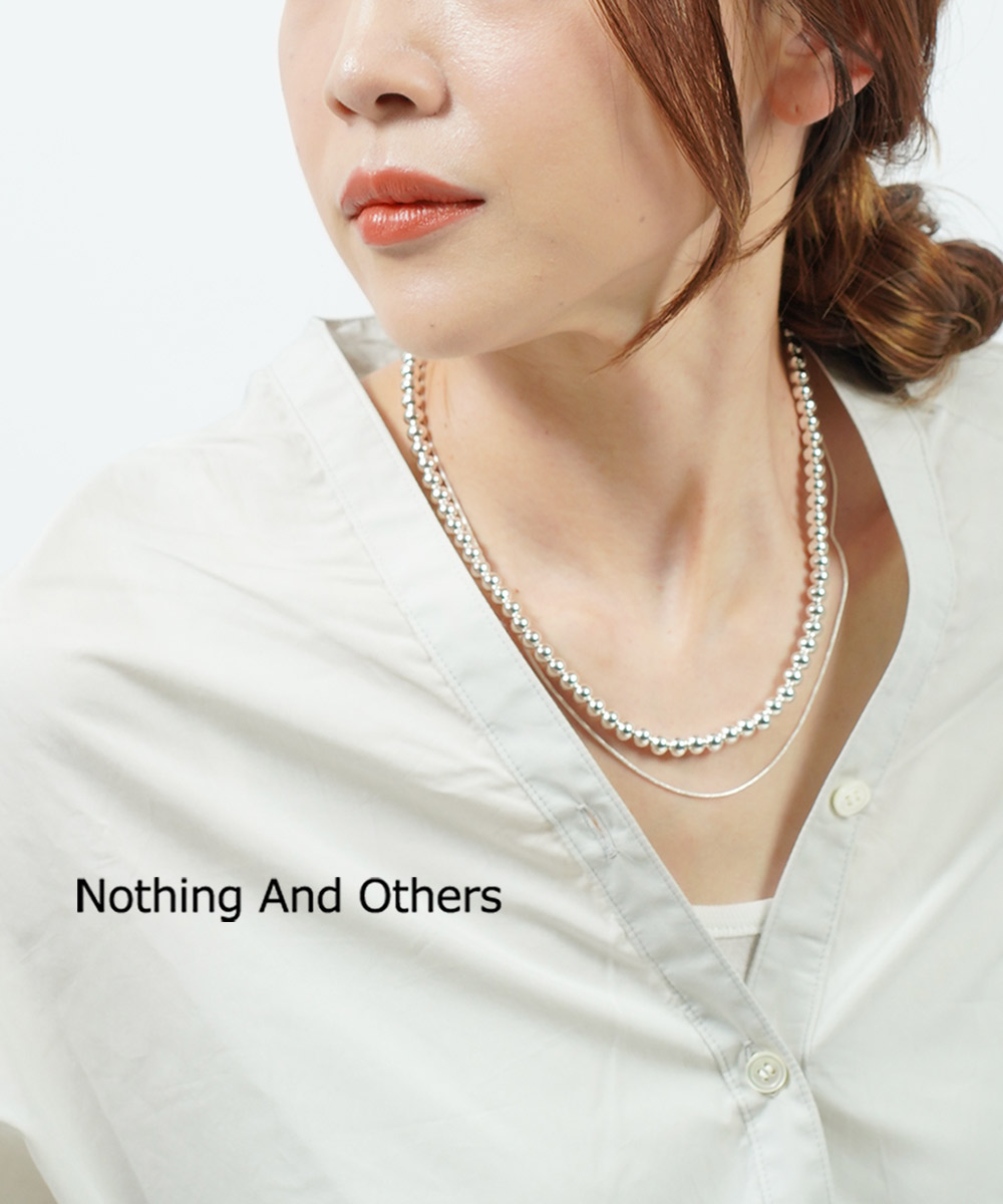 Nothing And Others ボールチェーンネックレス JINES別注》ボールチェーン 2連レックレス【NothingAndOthers