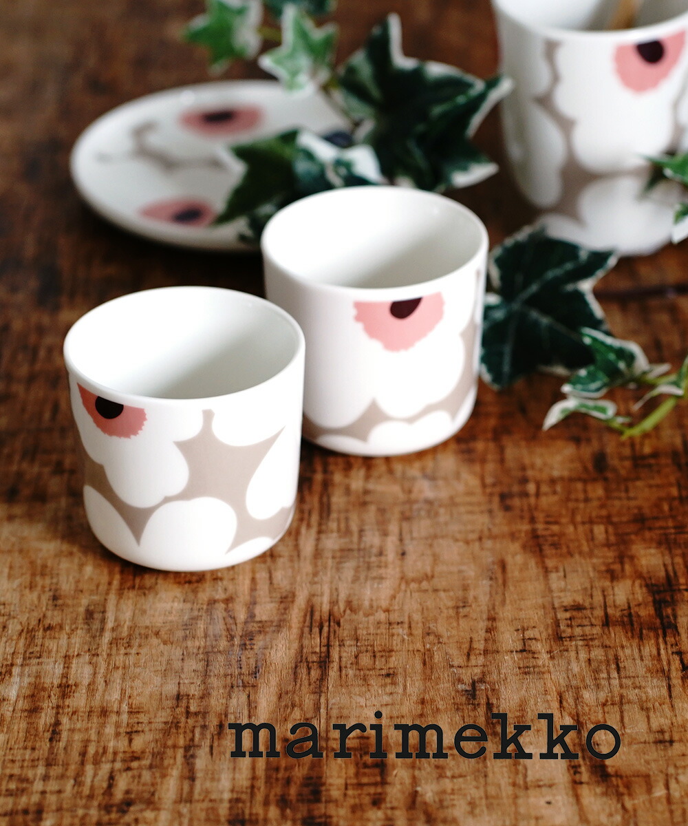 マリメッコ マグカップ プレート セット 結婚祝いや引越し祝 Marimekko ウニッコ柄 コーヒーカップ 丸皿 ペアセット Unikko Cup And Plate Set 2pcs かわいい おしゃれ レディース 1f W クーポン対象外 Marimekko食器 Unikko Cup And Plate