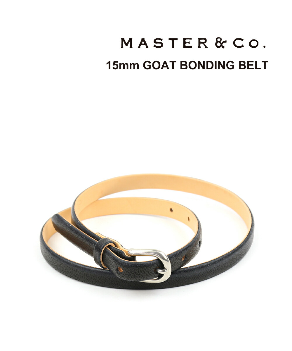 マスターアンドコー MASTER&CO. コンチョ レザーベルト 34 MASTER&Co.(マスターアンドコー)コンチョレザーベルト -2色展開