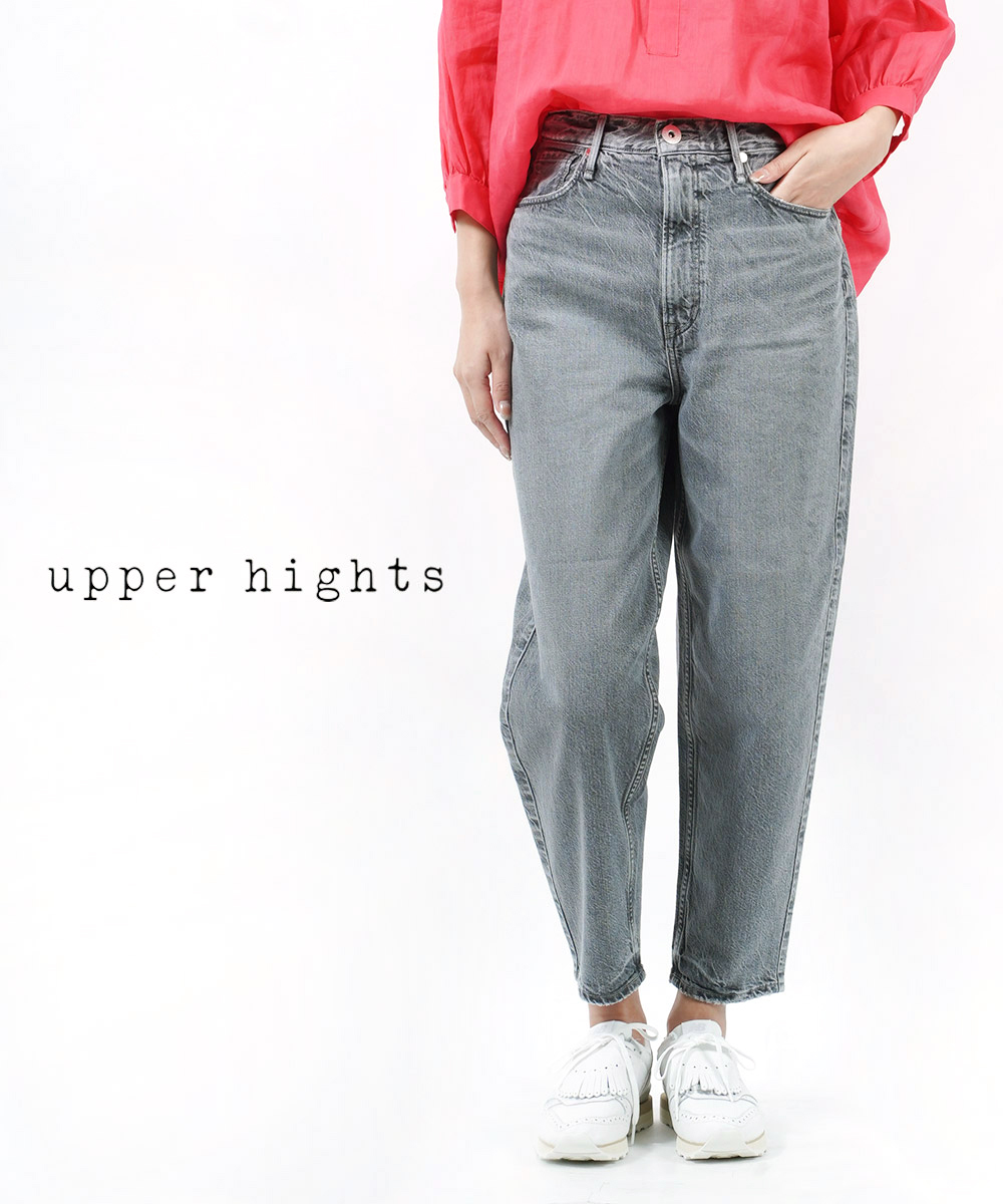 upper hights☆THE MISS ワイドテーパードデニムパンツ