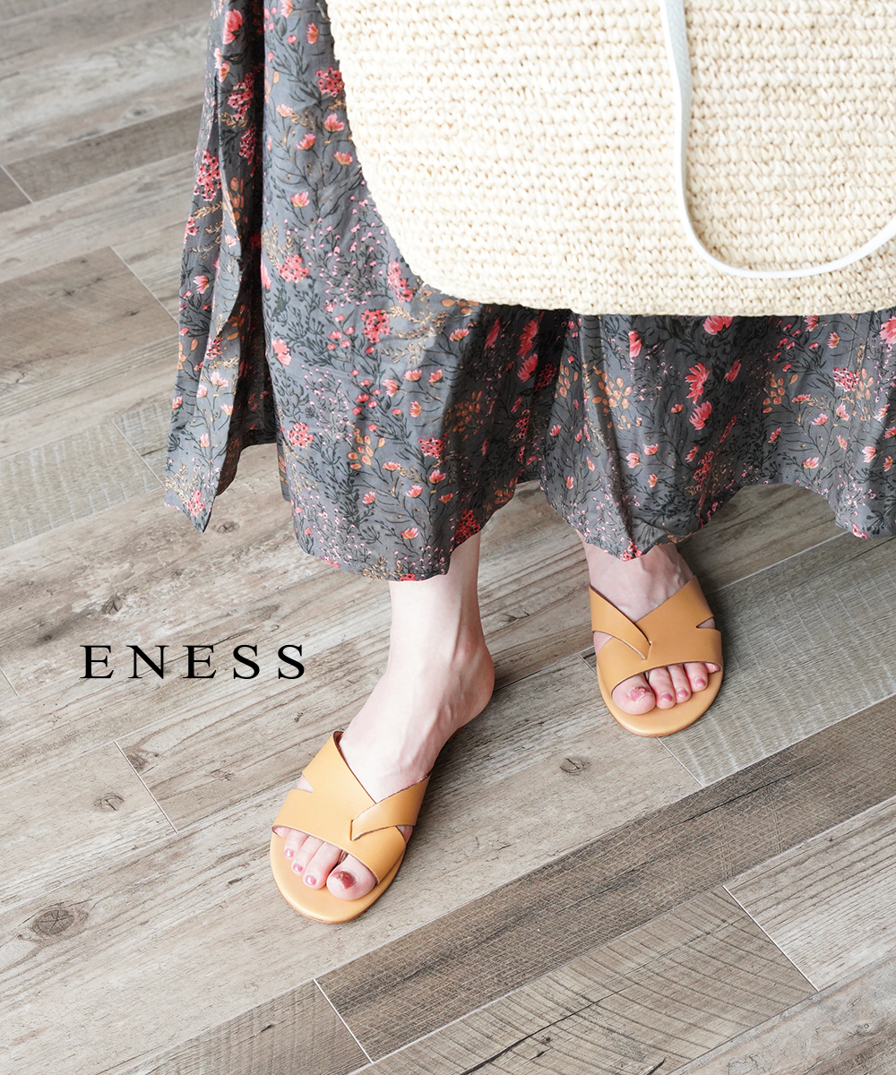 楽天市場】エネス eness レザー フラットサンダル トングサンダル・GI