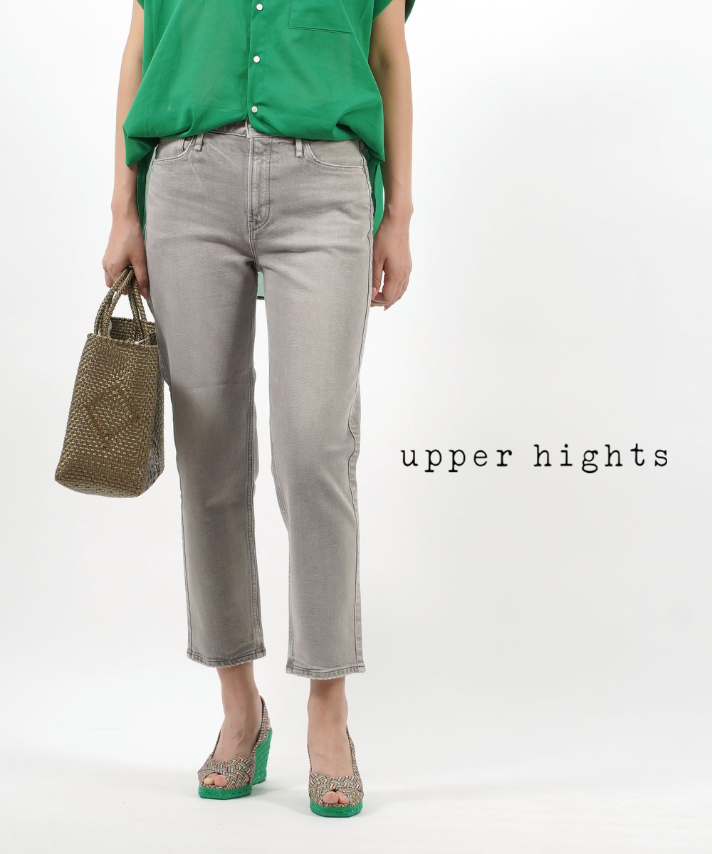 【40%OFF】アッパーハイツ upper hights コットンストレッチ ミッドライズテーパード デニムパンツ ジーンズ THE GIRL ザ・ガール・13G338-2942101(レディース)｜etre！par bleu comme bleu 11,233円