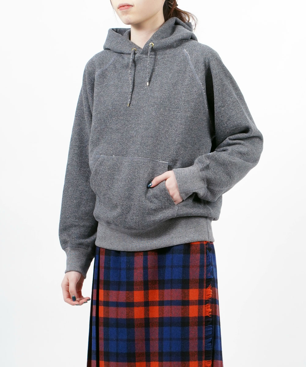 135オーチバル ORCIVAL 吊り編み フルジップパーカー M グレー ORCIVAL 