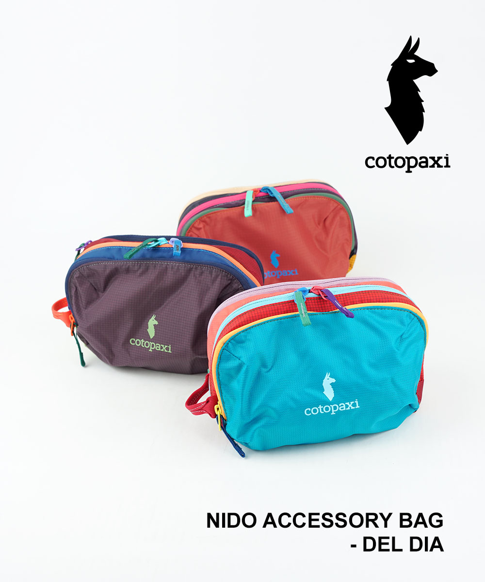 【ポイント2倍】【LINEクーポン有】コトパクシ Cotopaxi ポーチ 小物入れ トラベルポーチ メイクポーチ 収納 旅行 ナイロン 軽量 かわいい おしゃれ・NIDO-ACCE-3252601(メンズ)(レディース)