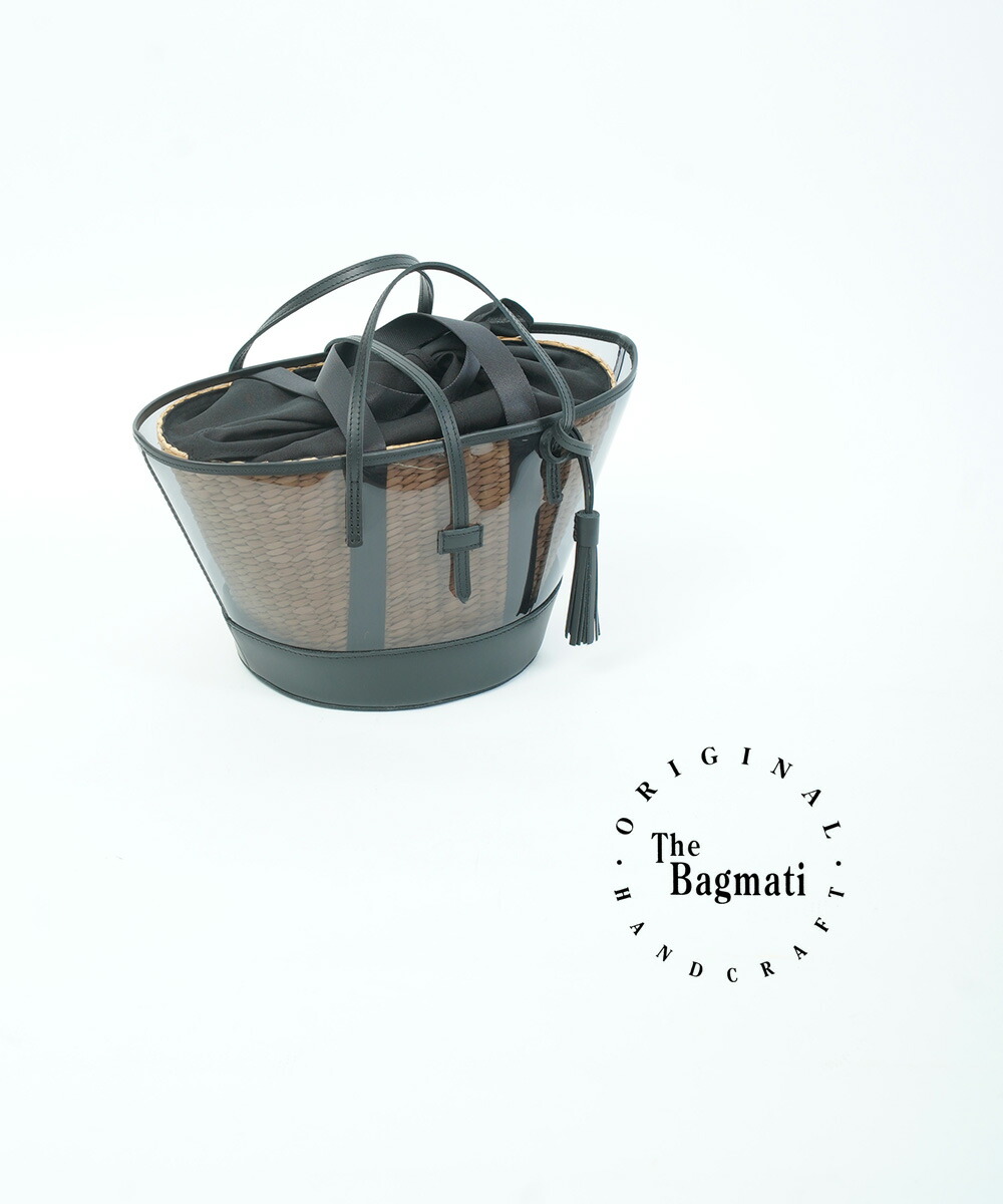 The Bagmati ザバグマティ　カゴ2way ショルダー　小さめ The Bagmati かごバッグ カゴバッグ 「WEB限定」「BAGMATI」2WAY