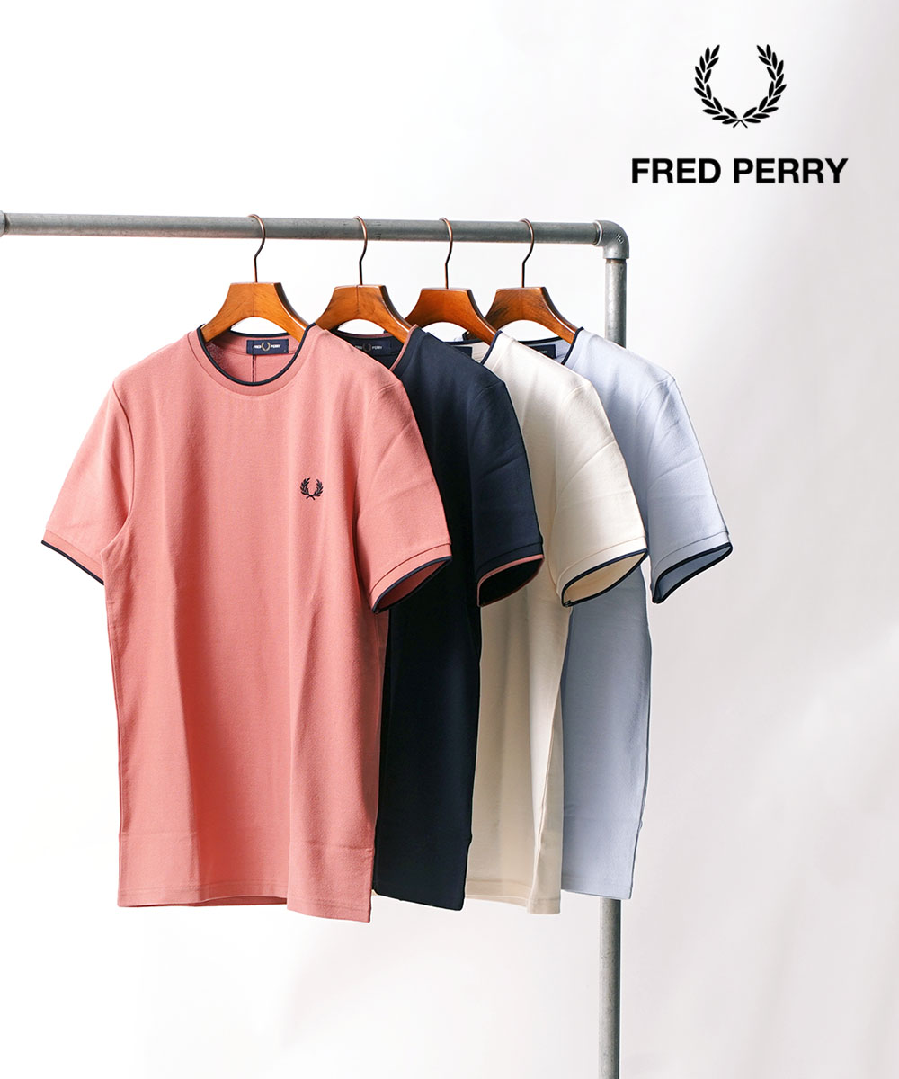 【30%OFF】【LINEクーポン有】フレッドペリー FRED PERRY トップス カットソー Tシャツ 半袖 ユニセックス ワンポイント 月桂樹 おしゃれ ギフト・M8585-3872501(メンズ)(レディース)｜etre！par bleu comme bleu