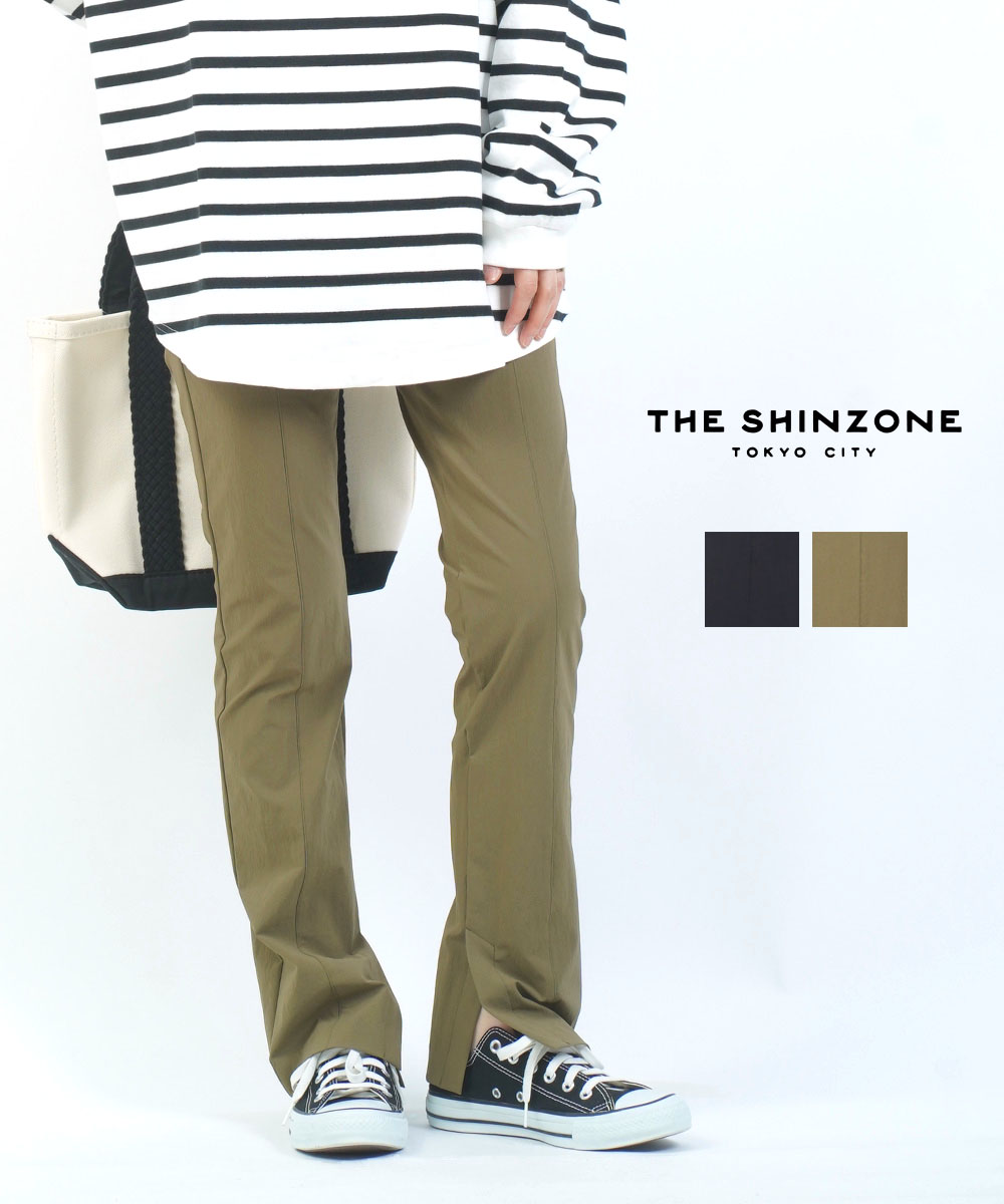 【ポイント2倍】ザ シンゾーン THE SHINZONE レギンスパンツ レギパン ロングボトム パンツ ボトムス ストレッチ 伸縮性 レディース スリット 日本製 大人 ・23SMSPA02-4432301(レディース)
