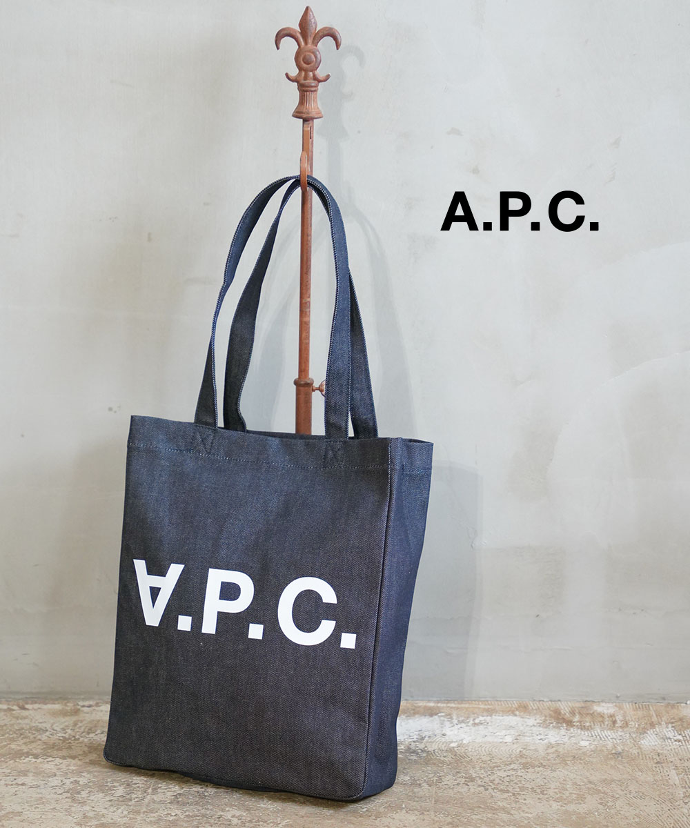 A.P.C×LACOSTE コラボデニムトートバッグ アー・ペー・セー」と「ラコステ」がコラボ “ロゴをワニが囲う