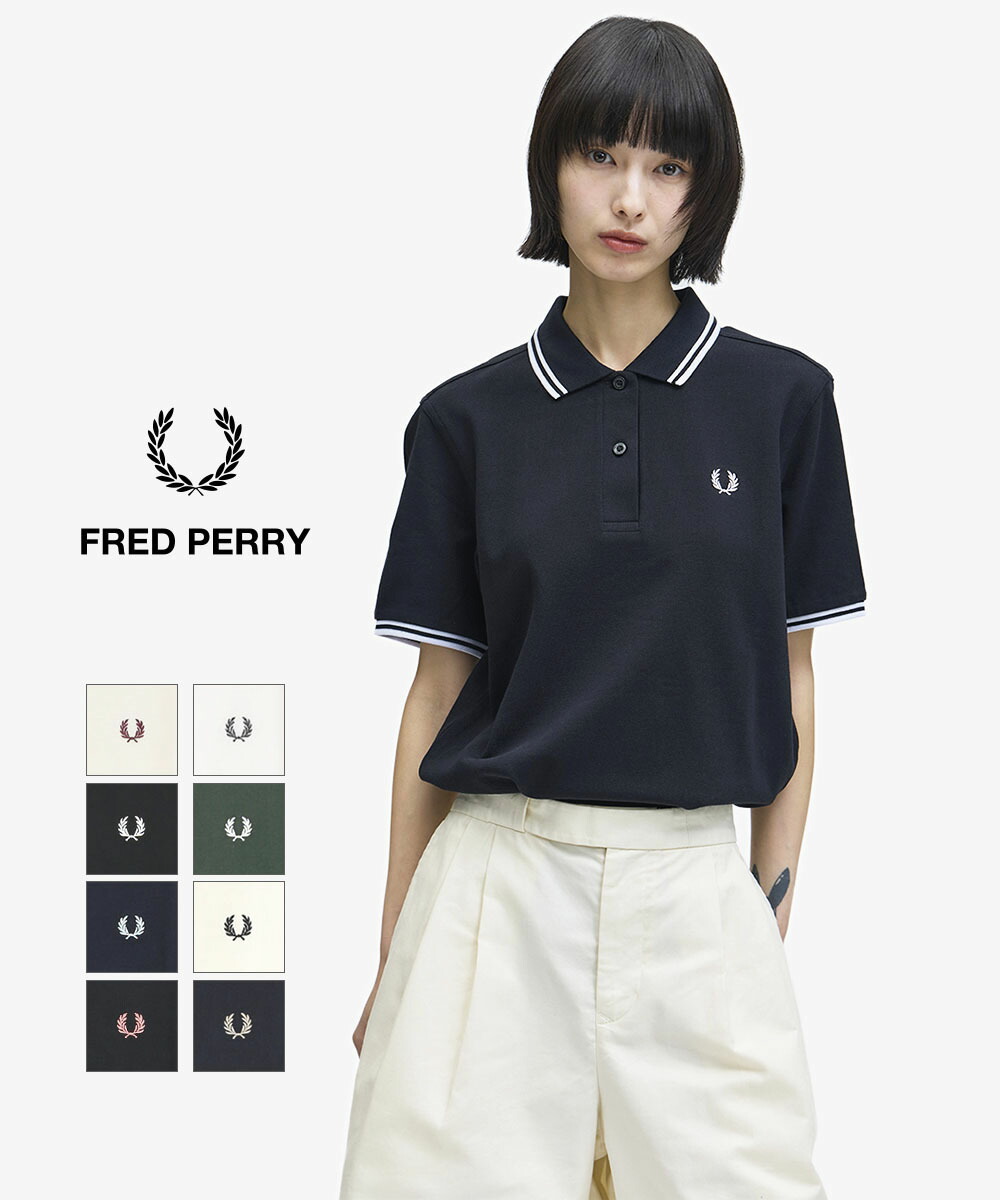 【ポイント2倍】【LINEクーポン有】【2026年春夏新作】フレッドペリー FRED PERRY ポロシャツ ポロ シャツ カットソー トップス 半袖 鹿の子 カノコ トラッド 定番 人気 おしゃれ・G3600-3872601(メール便可能商品)[M便 5/5](レディース)