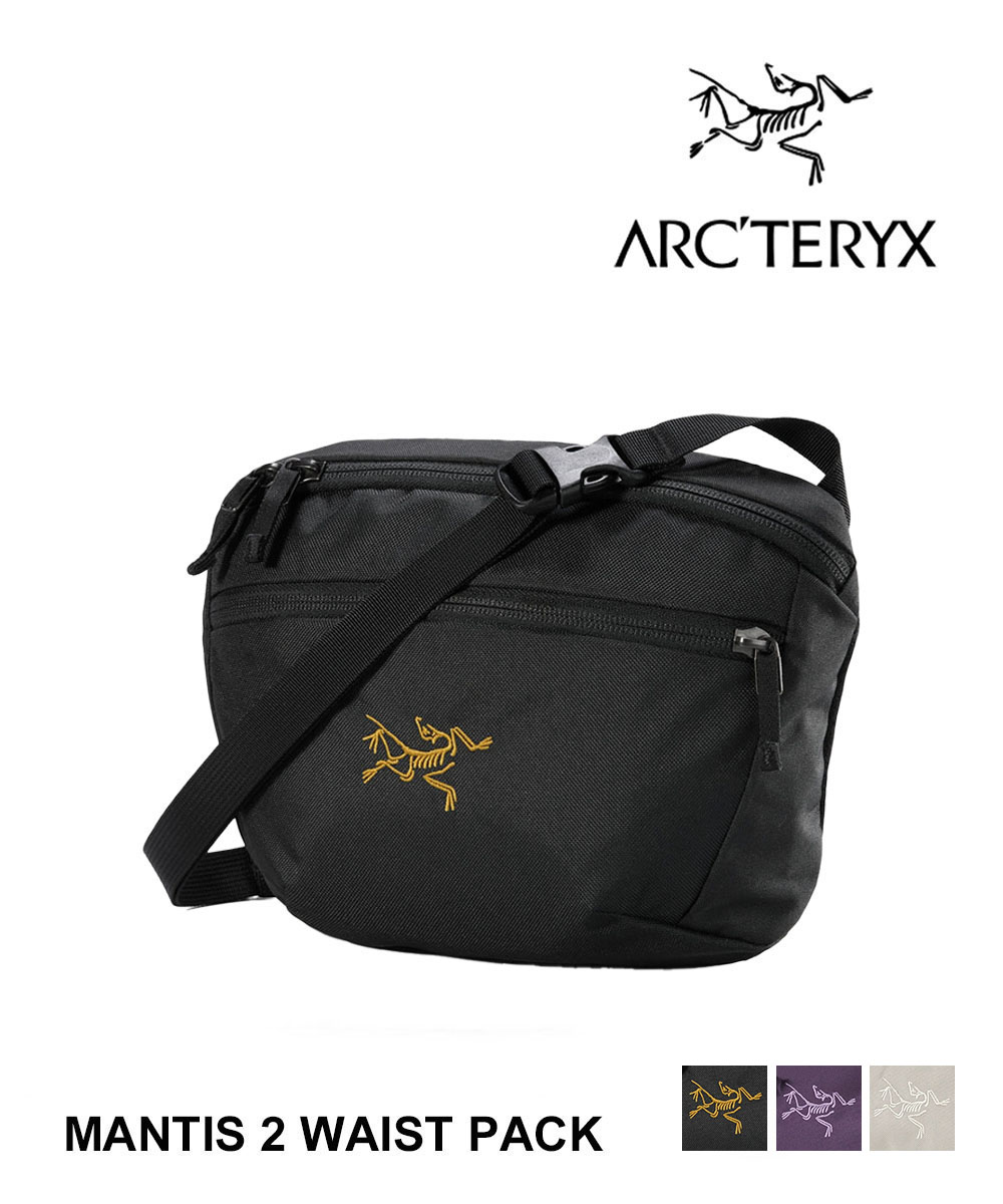 【LINEクーポン有】【2026年春夏新作】アークテリクス ARC'TERYX マンティス ウエストバッグ ショルダーバッグ ボディバッグ サコッシュ 正規品 人気 定番 2.5L 登山 アウトドア・M-2WAISTPACK-4212601(メンズ)(レディース)