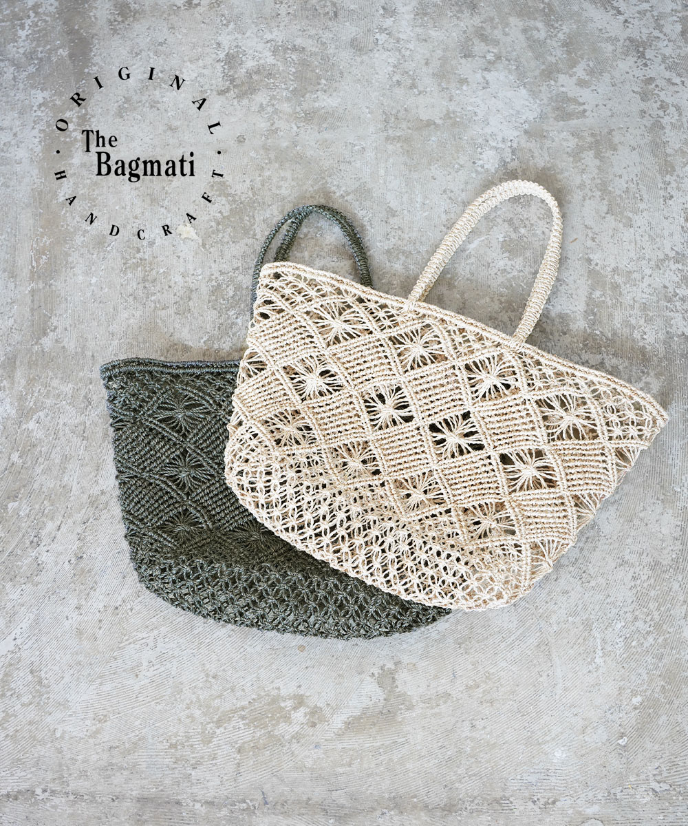 【LINEクーポン有】ザ バグマティ BAGMATI かごバッグ カゴバッグ トートバッグ カゴ バッグ バスケット 大きめ A4 軽い 軽量 リゾート お出かけ おしゃれ 肩掛け・BBK26-SS18-0242601(レディース)