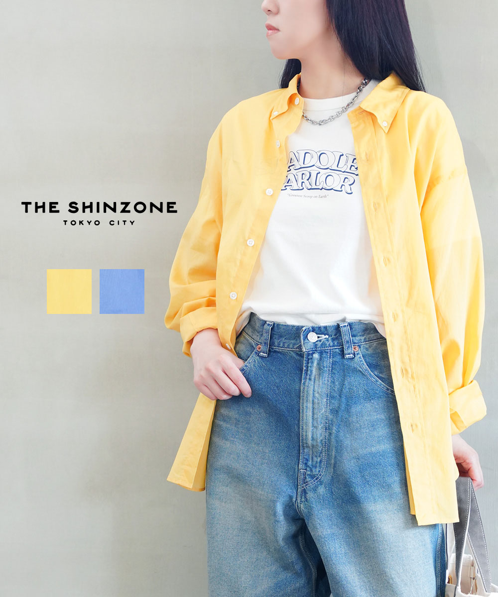 【30%OFF】【LINEクーポン有】【2026年春夏新作】ザ シンゾーン THE SHINZONE シャツ シアー トップス ブラウス オーバーシャツ 羽織り 大きいサイズ 透け感 体系カバー・25MMSBL09-4432601(レディース)|etre!par bleu comme bleu