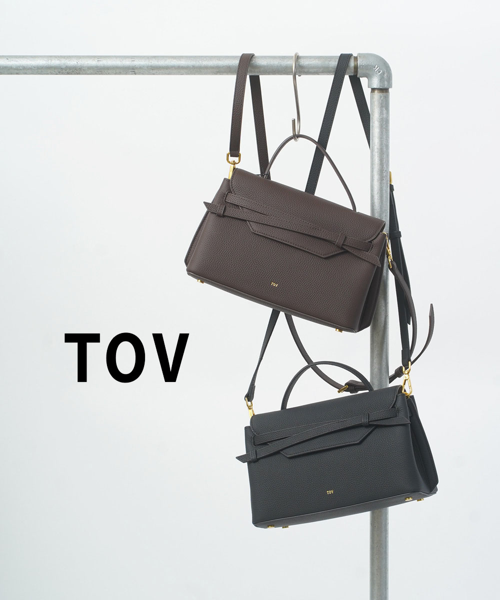【LINEクーポン有】【2026年秋冬新作】トーヴ TOV ハンドバッグ ショルダーバッグ バッグ 本革 レザー 斜めがけ 肩掛け 2way 小さめ ベルトデザイン おしゃれ フォーマル 結婚式・T26W01B606-5062602(レディース)|etre!par bleu comme bleu