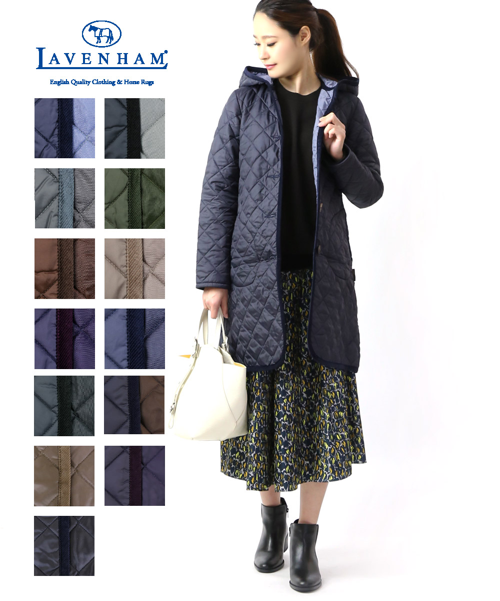 楽天市場 ラベンハム Lavenham ラブンスター フロントボタン フード付き キルティングコート Brundon ブランドン Brundon レディース Jp Etre Par Bleu Comme Bleu