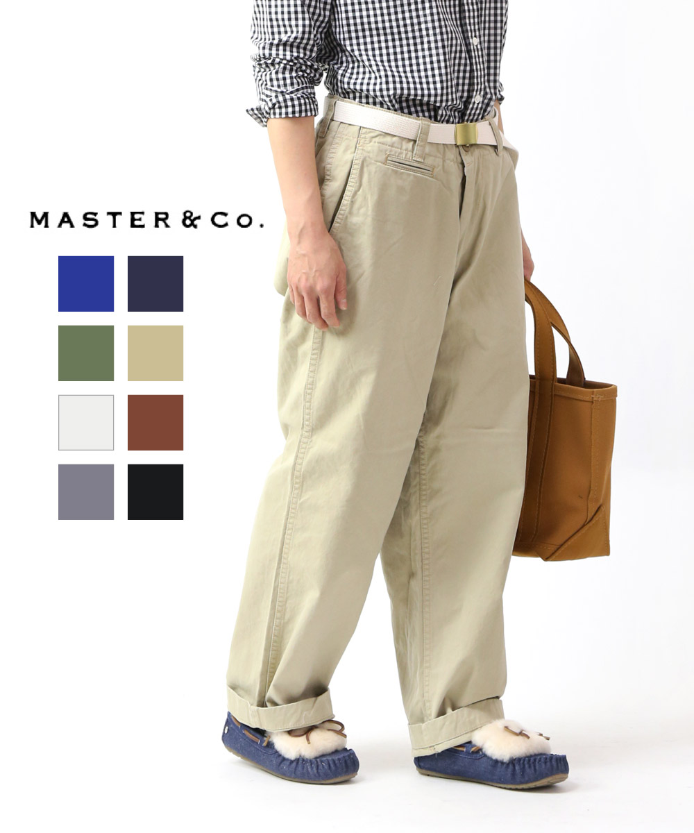 MASTER&Co. (マスター&コー) チノパンツ with PAINT kccconline.org