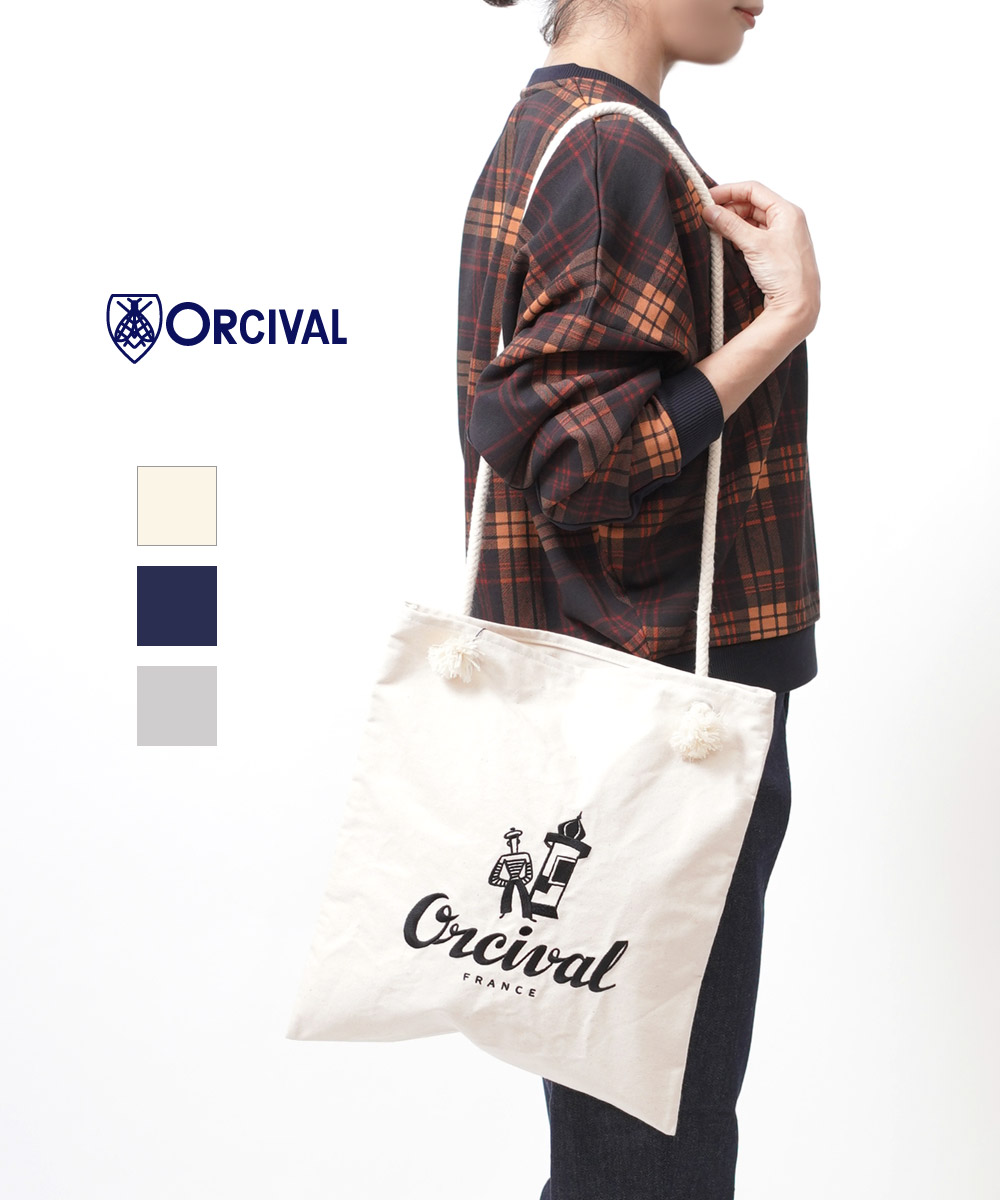 【楽天市場】オーチバル・オーシバル ORCIVAL 11号帆布 ロゴ刺繍 
