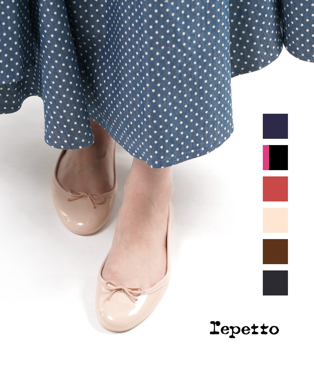 楽天市場】レペット repetto パテントレザー エナメル バレエシューズ