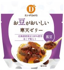 ムソー　だいずデイズ　お豆がおいしい寒天ゼリー・黒豆110g　x12個（ケース）画像