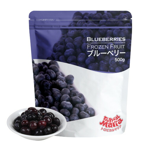 トロピカルマリア　業務用　チリ産　ブルーベリー　500g　x20個（ケース）【冷凍】