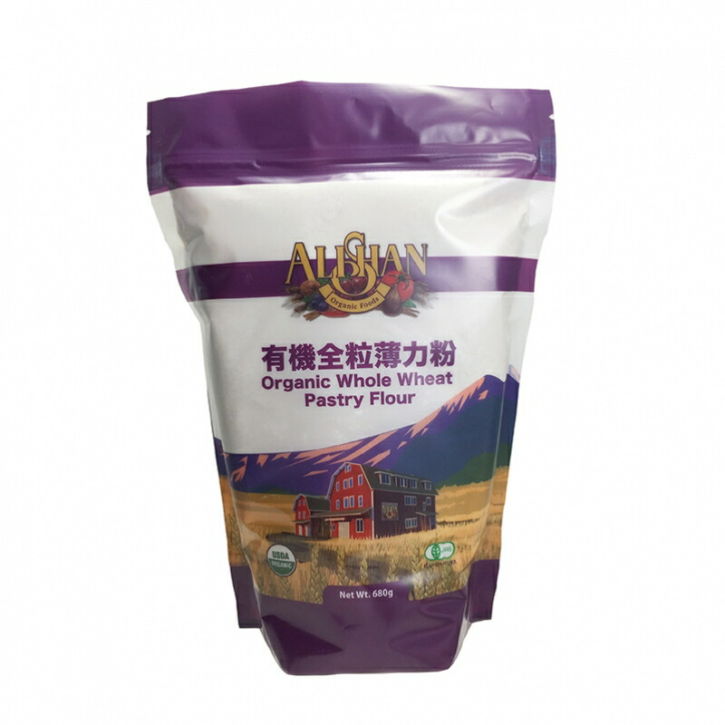 アリサン　有機全粒薄力粉　680g×12個セット