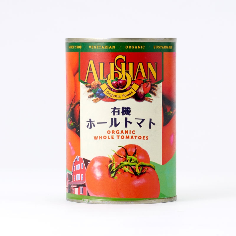 日本に アリサン 【全商品オープニング価格特別価格】 有機ホールトマト缶 カンポ社 400g 固形量240g x12個 ケース