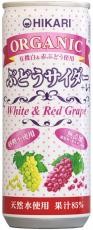 ムソー ヒカリ OGぶどうサイダー+レモン 250ml x30本(ケース)
