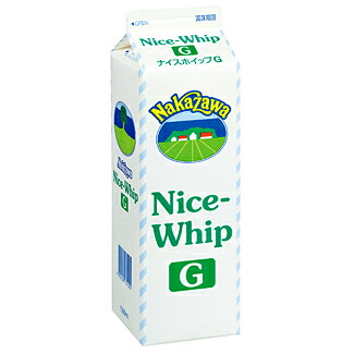 【送料無料】中沢乳業　ナイスホイップG　1000ml×4個セット【冷蔵】