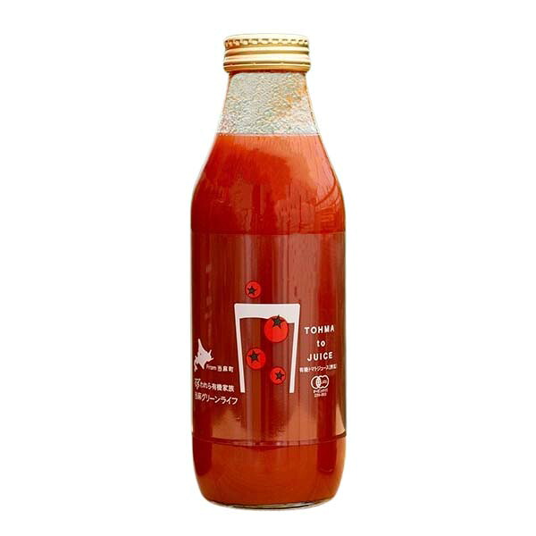 当麻グリーンライフ TOHMA to JUICE 有機トマトジュース無塩 500ml×12個(箱)|ビーライフショップ