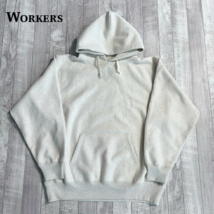 【ワーカーズ】 前V トリコ タグ パーカ オートミール WORKERS Mae-V, Trico Tag Parka, Oatmeal リバースウィーブ スウェット