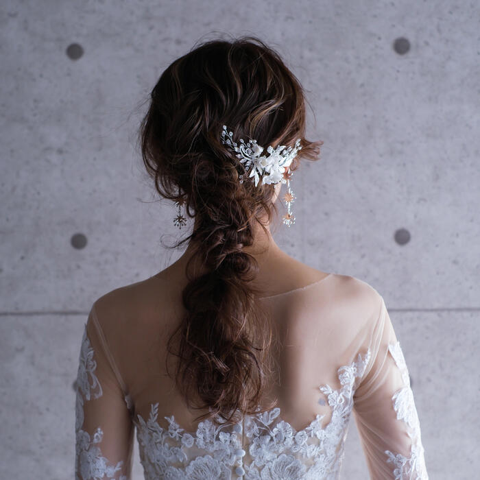 ランキング1位獲得 ウェディング ヘッドドレス フラワー ヘッドアクセサリー ヘアアクセサリー ブライダル 髪飾り 小枝アクセサリー ナチュラル リーフ ビジュー 卒業式 二次会 小物 演奏会 結婚式 和装 ウエディング 発表会 花 超目玉