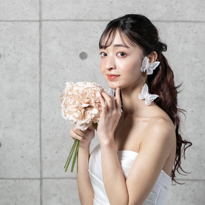 楽天市場】ウェディング ヘッドドレス【ケース付き】【バタフライ 6P