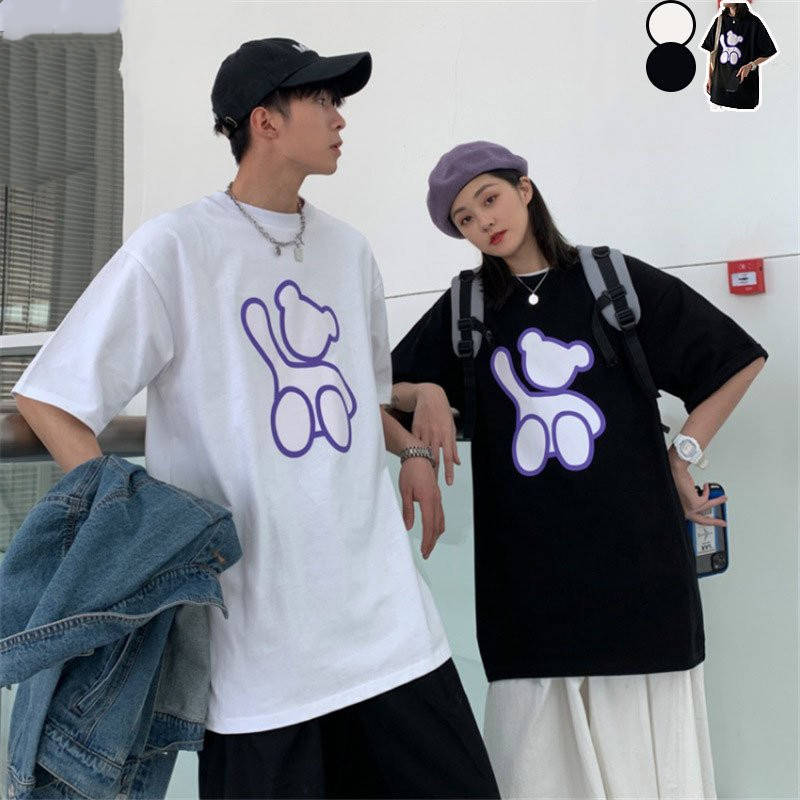お揃い メンズ カップル ペアTシャツ 韓国風 レディース 超人気 可愛い 個性 ペアルック Tシャツ oversize カジュアル シンプル 春夏 新作のご紹介