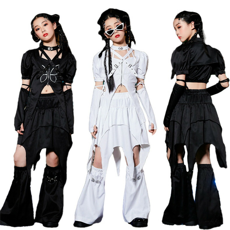 【18日迄】20倍!スコート仕掛ける 黒 白 御姉さん 社交ダンスお召しもの レッグウォーマー キッズダンス セットアップ JAZZ ズージャー hiphop 好いたらしい 社交ダンスお召しもの 赤ちゃん服 ガールズ 今めかしい チアガール 監督 一こま服 社交ダンス告げ知らせる会
